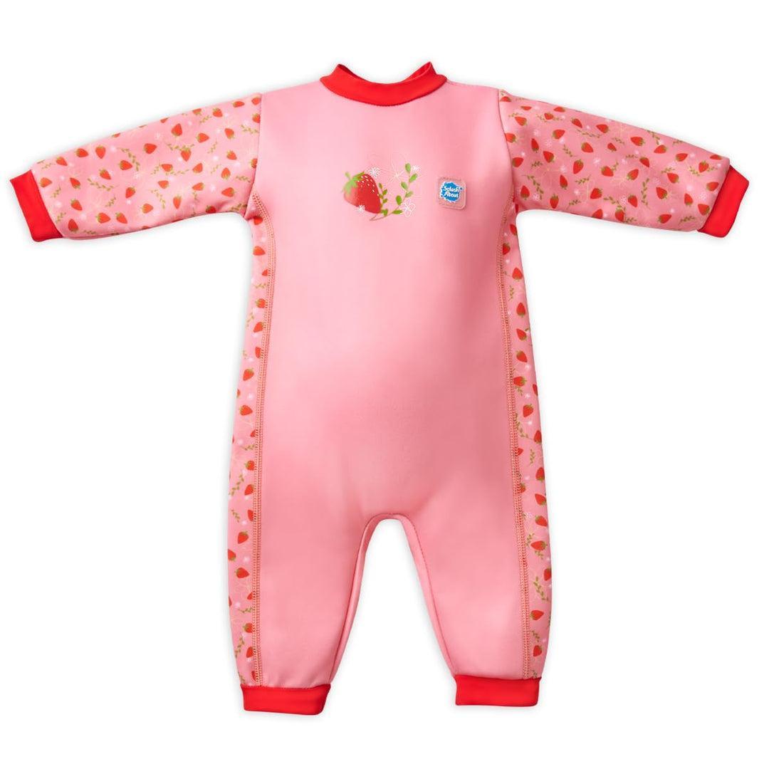 Splash About Warm In One Baby Erwärmen Wetsuit 3-6 monate Strawberry Field, 3-6 monate Strawberry Fi