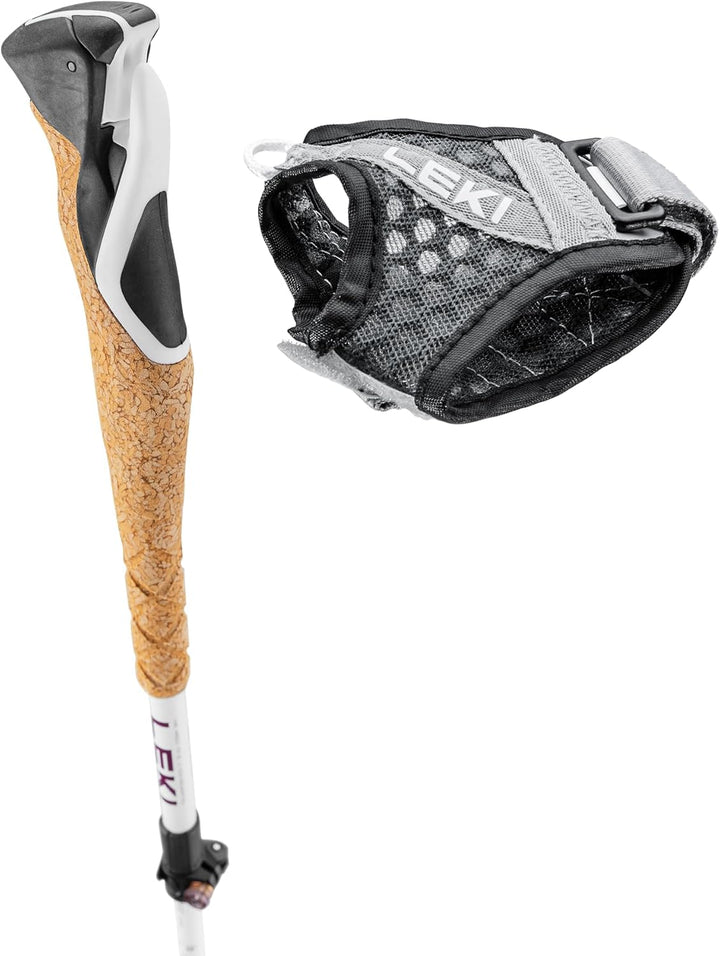 Leki Cross Trail FX Superlite Compa, White-ferra-Black