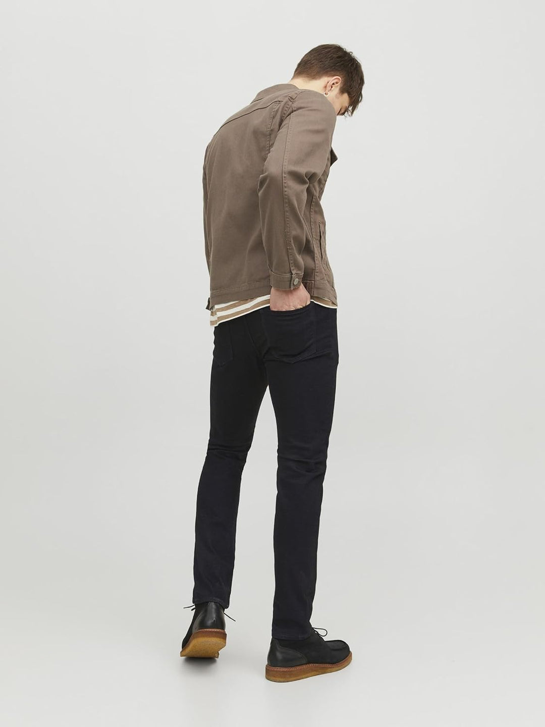 JACK & JONES Male Slim Fit Jeans JJIGLENN JJFELIX GE 046 50SPS NOOS Slim Fit Jeans 26W / 30L Black D