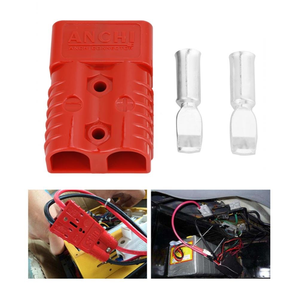 Schnellkupplungsstecker, 2 Stück 175A 600V Rote Batterie Schnellverbindungs Stecker Elektrokabel Sch