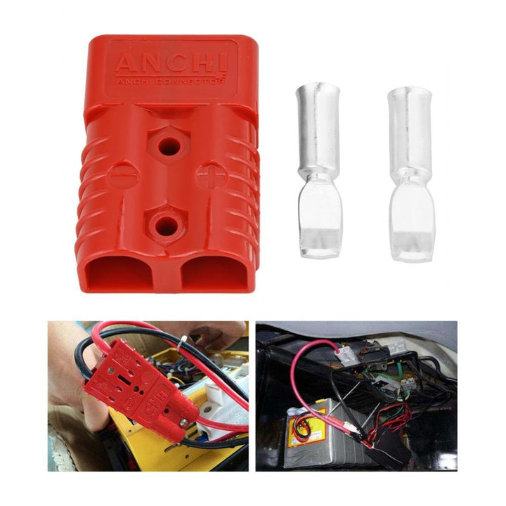 Schnellkupplungsstecker, 2 Stück 175A 600V Rote Batterie Schnellverbindungs Stecker Elektrokabel Sch