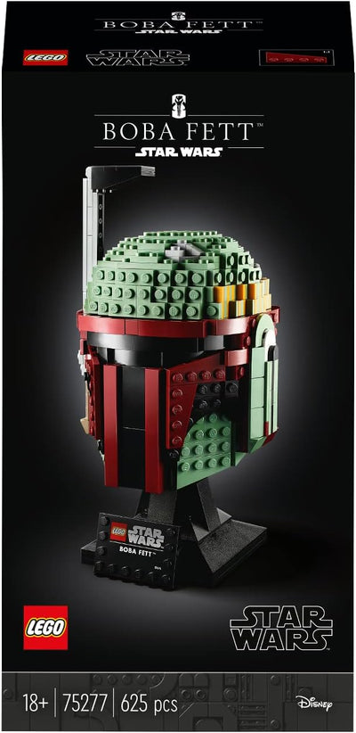 LEGO 75277 Star Wars Boba Fett Helm, Schaustück, Bauset zum Sammeln für Erwachsene, Geschenksidee fü