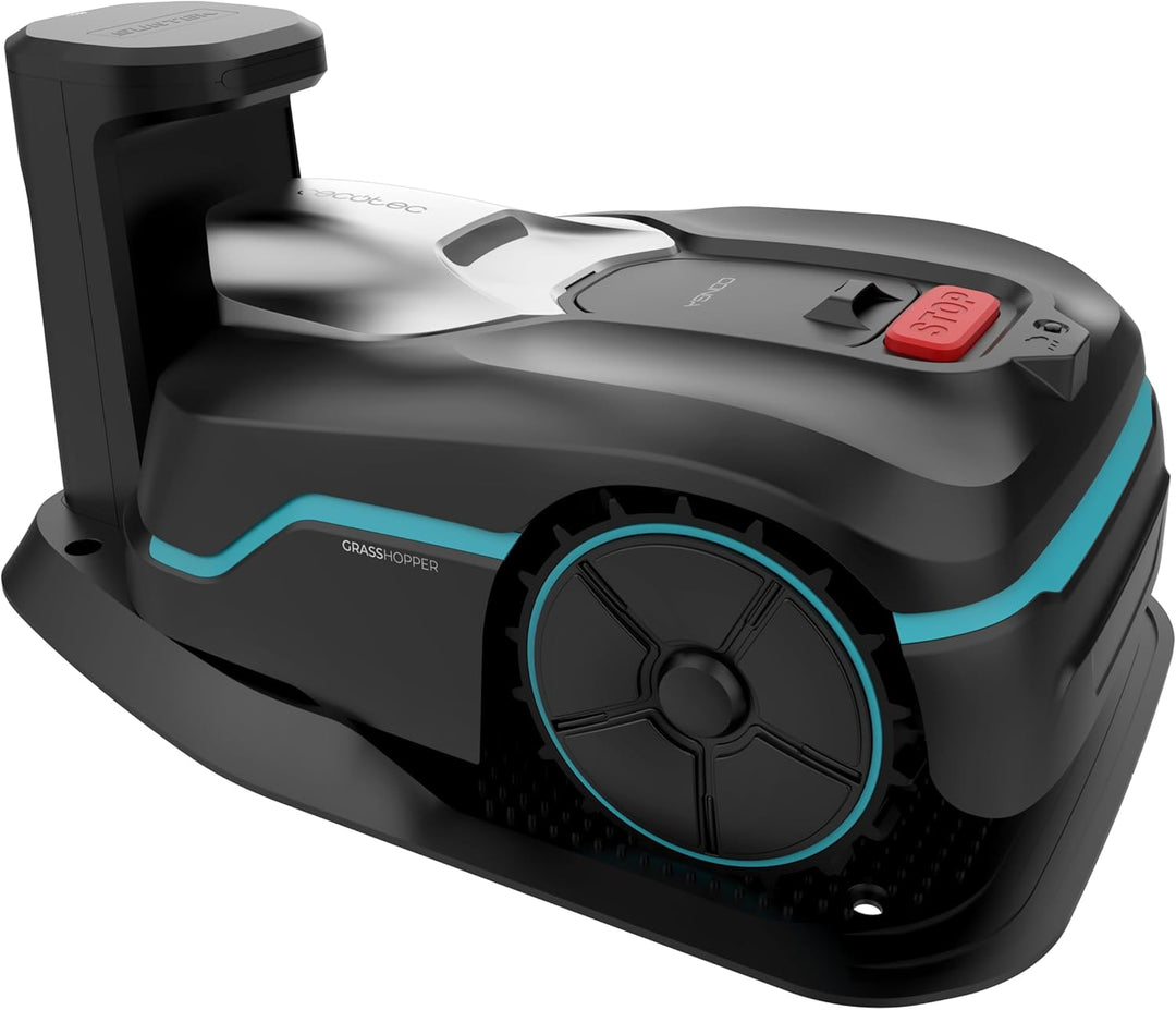 Cecotec Mähroboter Ohne Begrenzungskabel Conga Grasshopper 800 ProAI. Kamera-Navigation, bis 800 m²,