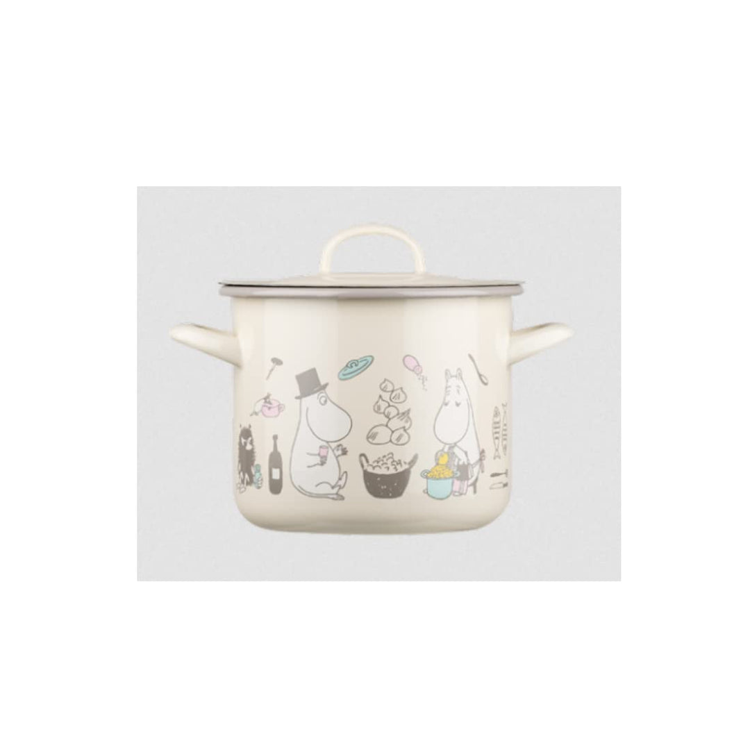 Moomin enamel pot Bon Appétit 2,5L 2,5 L