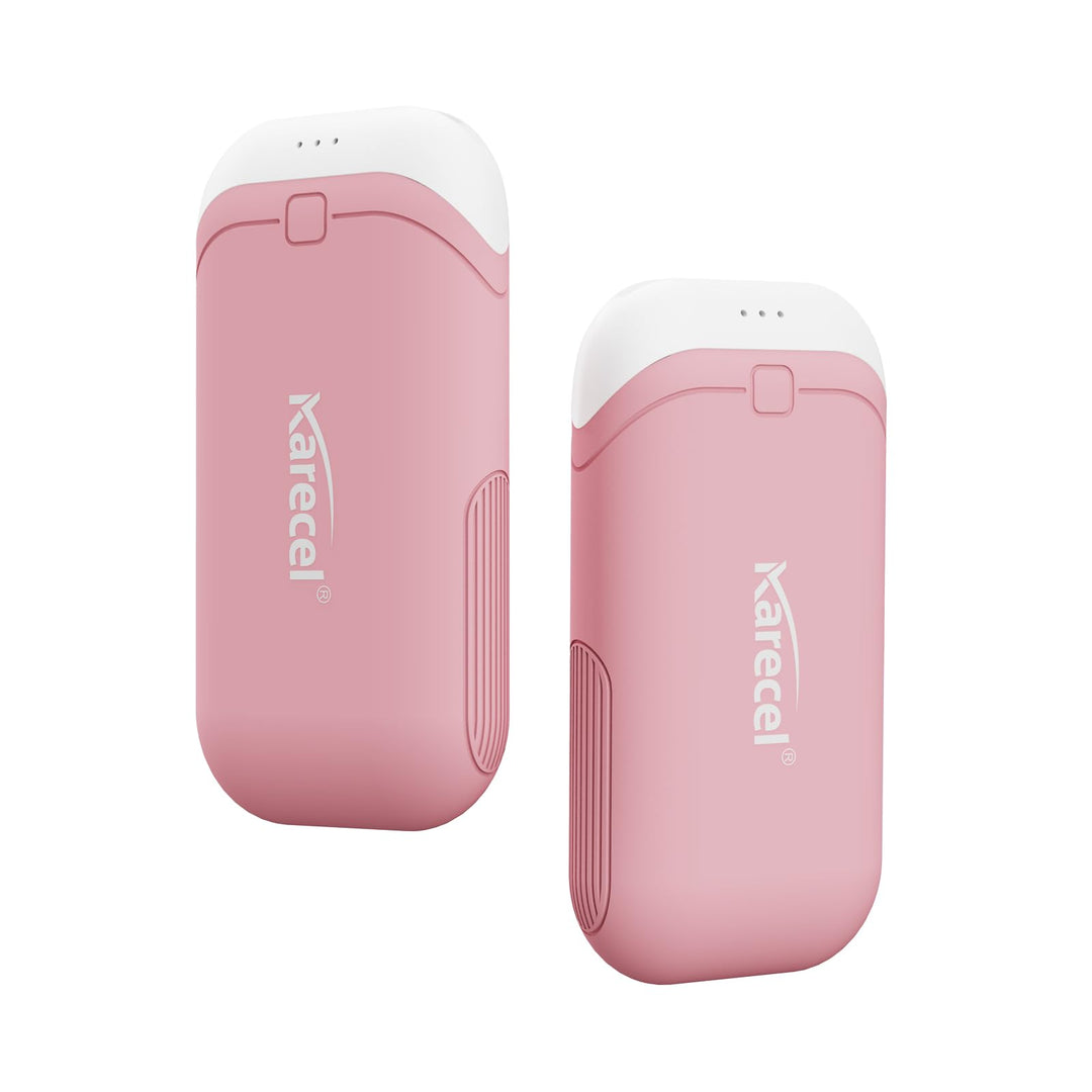 Karecel Handwärmer Elektrisch Wärmeleitendem Silikon 2 Pack, 10000mAh Tragbare Heizung Elektrische H
