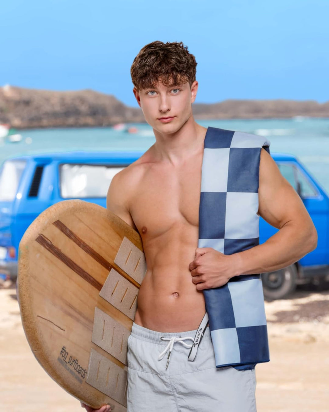 Fit-Flip Strandtuch XXL aus Mikrofaser - leicht und schnelltrocknend - 100% recyceltes Strandhandtuc