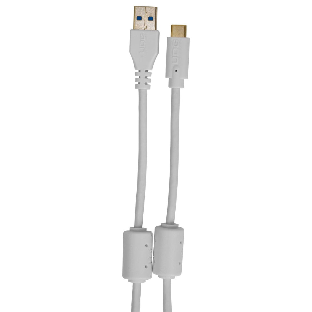 UDG Ultimate USB Cable - USB 3.2 C-A - High-Speed, Audio-optimiert – Weiss, Gerade, 1.5 m (U98001WH)