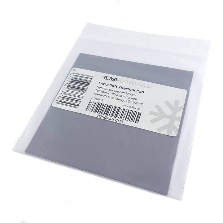 EC360® Platinum Soft 16,6W/mK Wärmeleitpad (100 x 100 x 0,5 mm, Soft), 100 x 100 x 0,5 mm, Soft