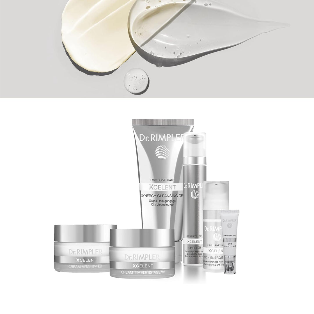 Dr. Rimpler Anti Aging Gesichtscreme "Xcelent Skin Energize Q10" I Hochkonzentrierte Antifaltenpfleg