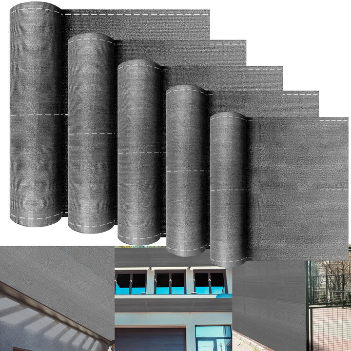 XMTECH HDPE Zaunblende Tennisblende Sichtschutz Zaun Netz aus 150 g/m², Windschutz Sonnenschutz Scha