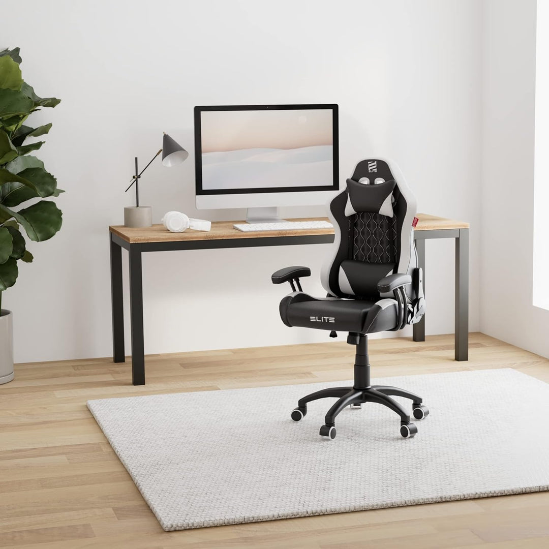ELITE Pulse - Gaming Stuhl für Kinder - Kunstleder - Ergonomisch - Racer - Drehstuhl - Chair - Büros