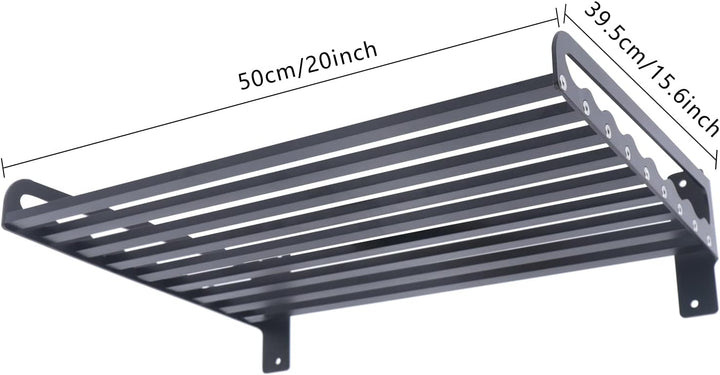 50cm Mikrowelle Halterung Wandmontage Mikrowellenhalter Microwellen Wandregal Aluminum Wandregal Hal