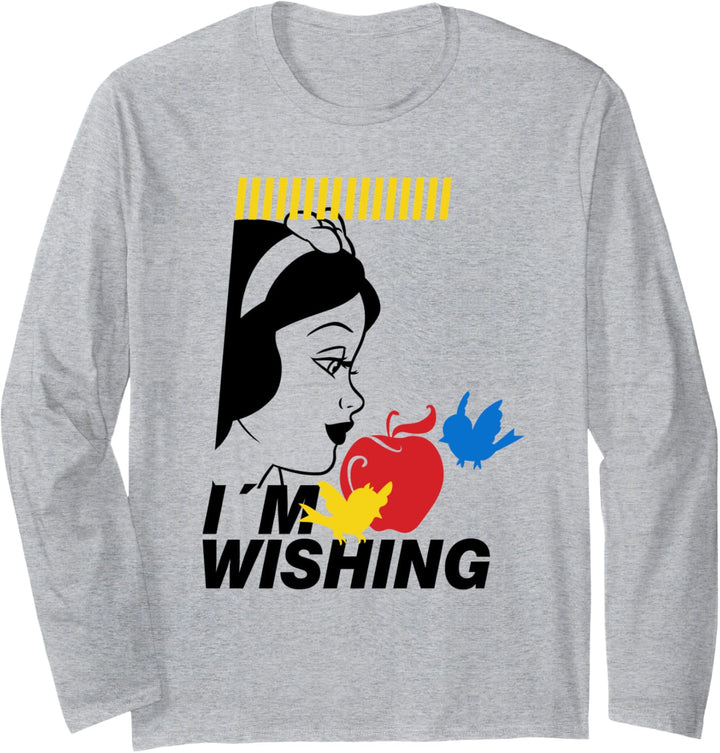 Disney Snow White I'm Wishing Langarmshirt