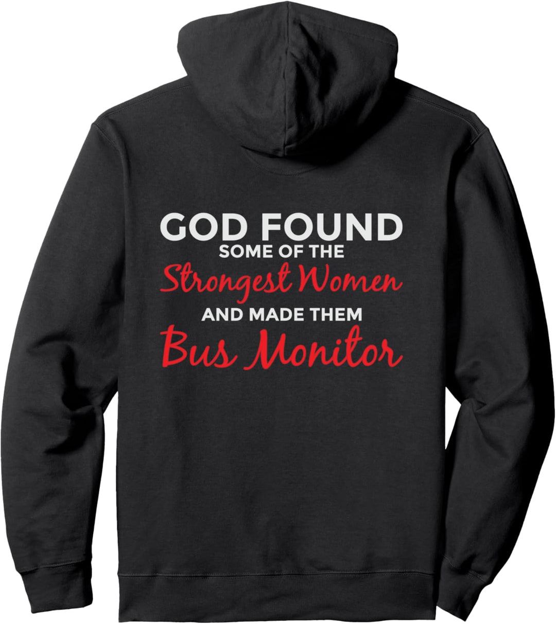 Gott Schuf Stärkste Frauen Busmonitor Pullover Hoodie