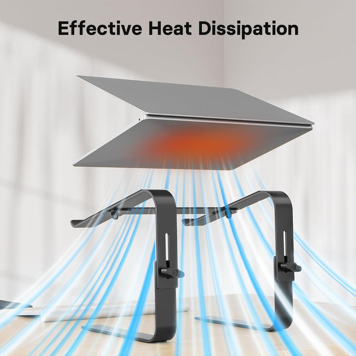 BONTEC Laptop Ständer, Laptop Stand Höhenverstellbar, Ergonomische Laptop Halterung, Kompatibel mit