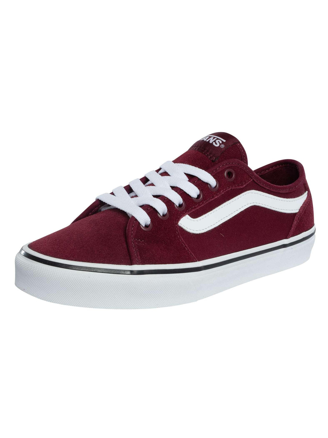 Vans Herren Filmore Decon Wildleder Canvas Trainer, Black/Black 40.5 EU Suede Canvas Port Royale Whi