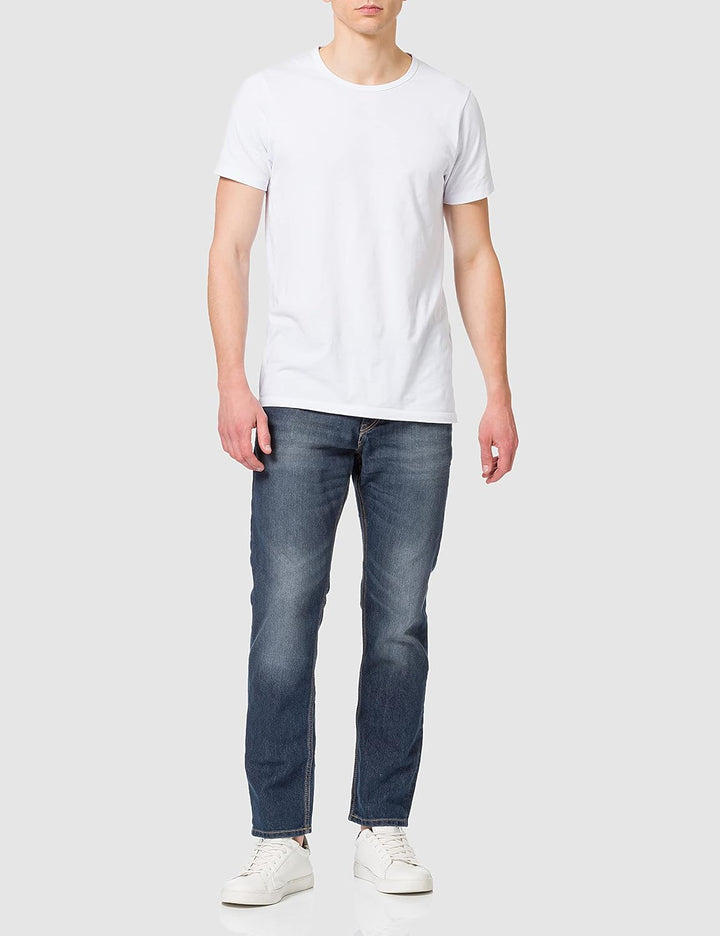 TOM TAILOR Herren Marvin Straight Jeans 32W / 36L 10281 - Mid Stone Wash Denim, 32W / 36L 10281 - Mi