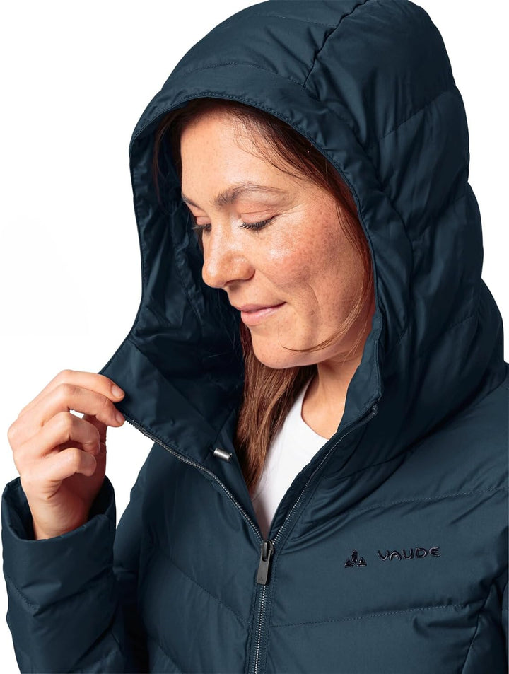 VAUDE Damen Annecy Daunenjacke 44 dark sea uni, 44 dark sea uni