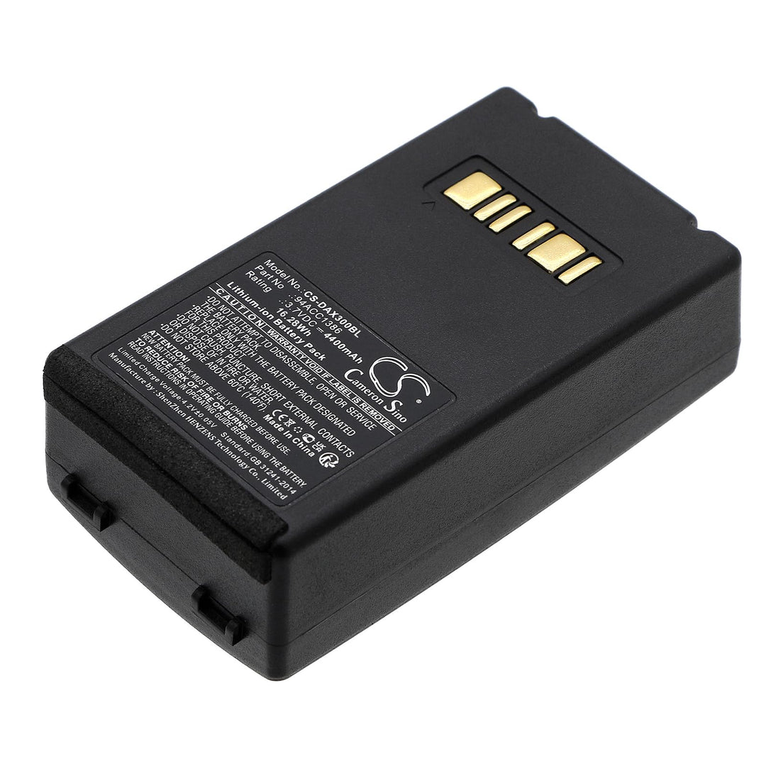 CS-DAX300BL Akkus 4400mAh Kompatibel mit [Datalogic] Falcon X3, Falcon X3 Plus, Falcon X3+, Falcon X