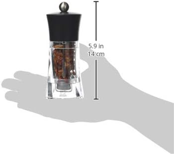 Peugeot Oléron Manuelle Chilimühle, Klassische Mahlgradeinstellung, Höhe: 14 cm, Holz/Acryl, Braun/T