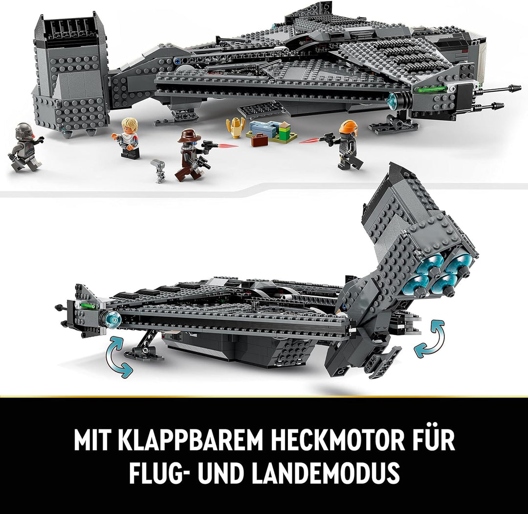 LEGO 75323 Star Wars Die Justifier, baubares Raumschiff-Spielzeug für Jungen und Mädchen, Sternensch