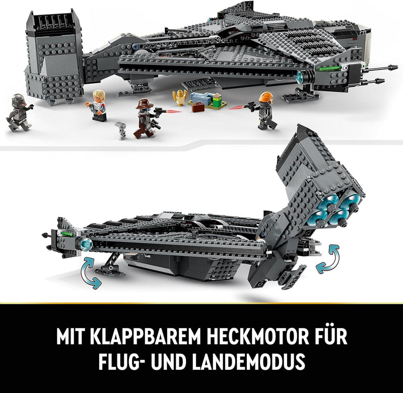 LEGO 75323 Star Wars Die Justifier, baubares Raumschiff-Spielzeug für Jungen und Mädchen, Sternensch