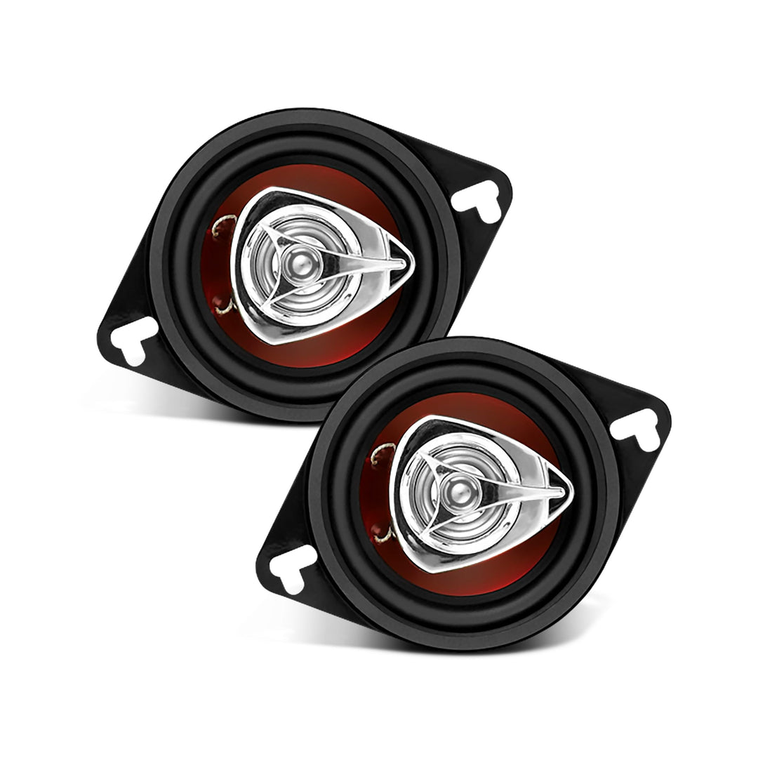 The Wholesale House boss audio ch3220 8cm (3.5") 2-wege-lautsprecher auto 140w 8,9 cm, Rot, 8,9 cm,