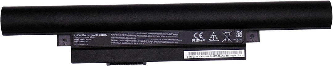 15V 3000mAh A41-D17 Laptop Ersetzen Akku für Medion Akoya E7415 E7415T E7419 E7416 P7647 P7643 E7420