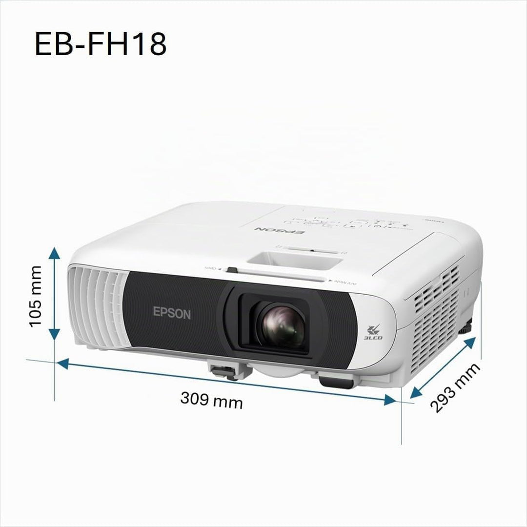 EB-FH18 ist EIN erschwinglicher Full HD-Lampenprojektor mit 2X HDMI-Anschlüssen, WLAN mit Kompatibil