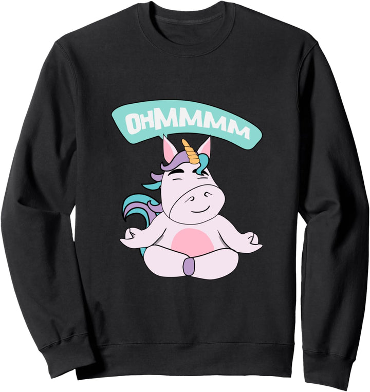 Ohmmm Yoga Einhorn I Meditation Entspannung Sweatshirt