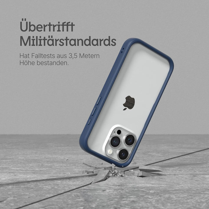 RhinoShield Bumper Case kompatibel mit [iPhone 15 Pro Max] | CrashGuard - Stossdämpfende Schutzhülle