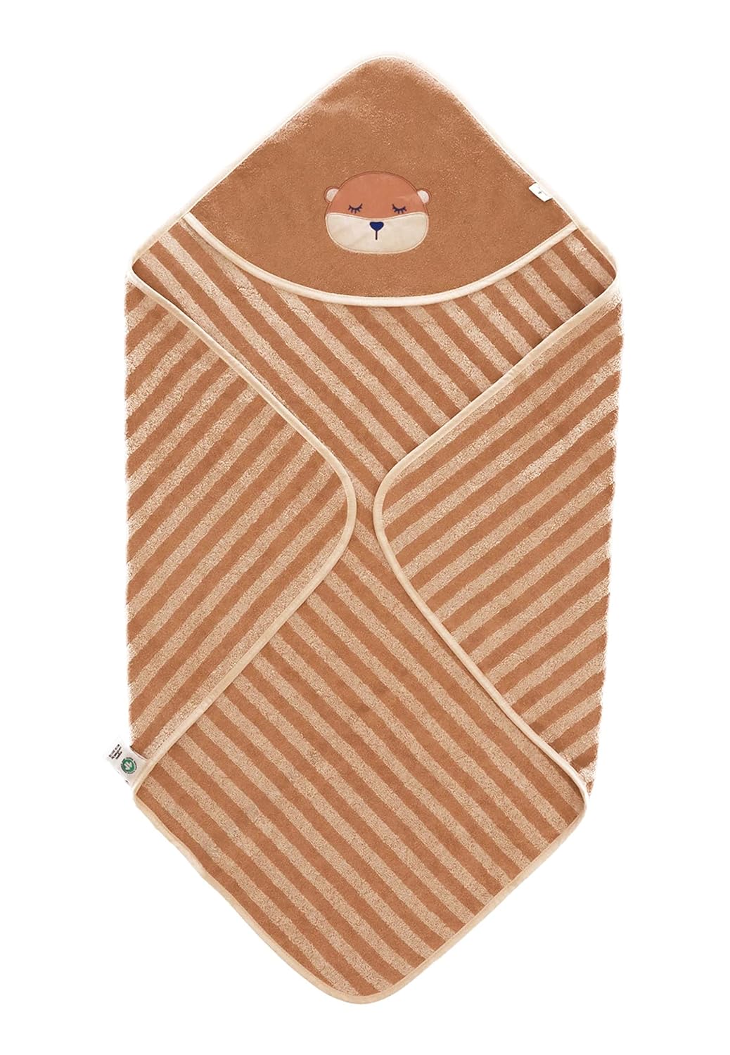Sterntaler Baby Unisex Badetuch Baby GOTS Otti - Badeponcho Baby, Kapuzenhandtuch, Badehandtuch Kind
