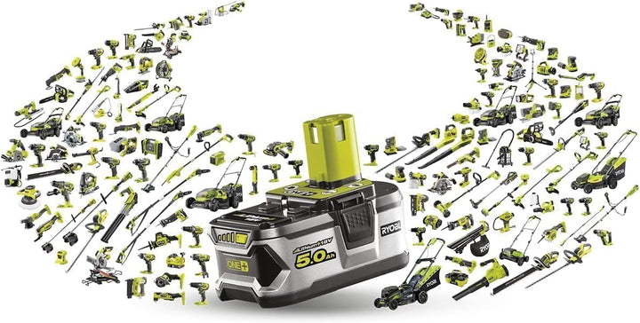 RYOBI 18 V ONE+ Brushless Akku-Handkreissäge R18CS7-140GZL (Sägeblatt-Ø 184mm, Schnitttiefe 90°/45°