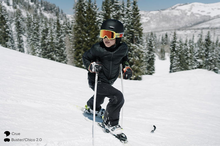 Giro Crue MIPS Kids Skihelm - Snowboardhelm für Jugend, Kleinkind, Jungen & Mädchen Indigoblau matt