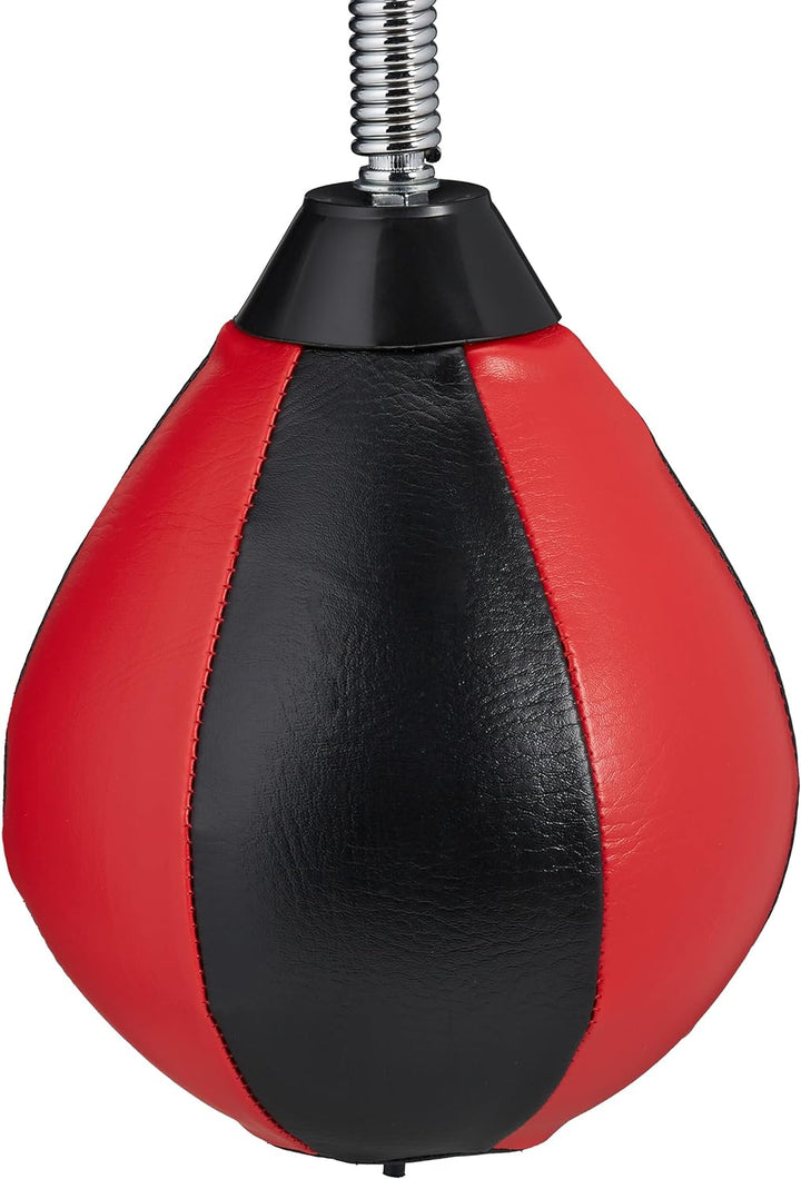 Relaxdays Punchingball, für Wandmontage, Kinder & Erwachsene, Training, Anti-Stress, Speedball mit P