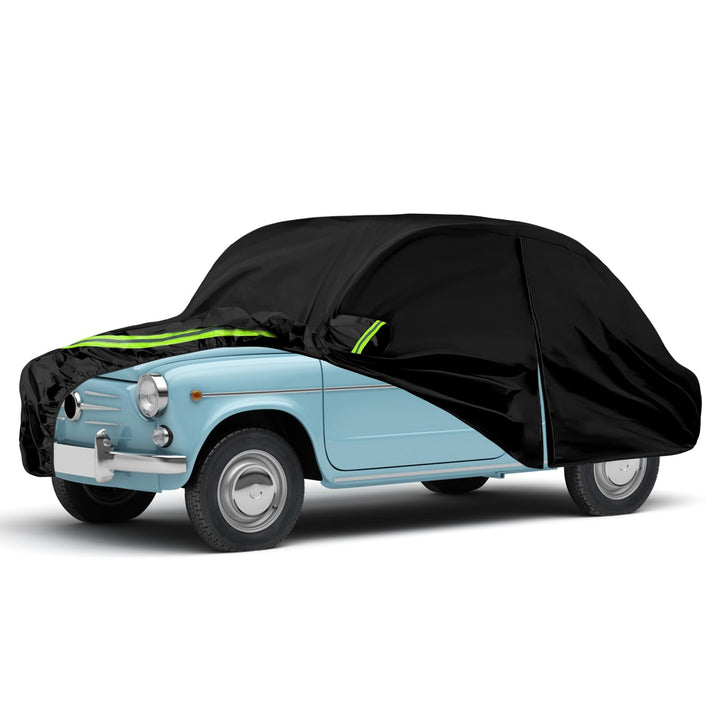 Vollgarage Autoabdeckung Ersatz für FIAT 600 1955-1969, Auto Abdeckplane Autogarage Autoplane Ganzga