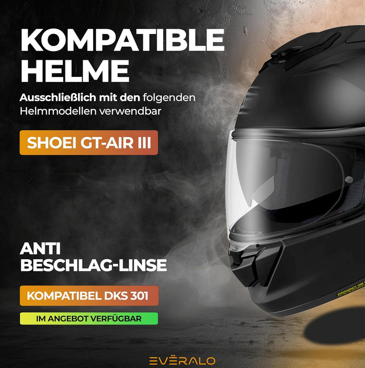 kompatibel mit Visier Shoei GT-Air 3 – CNS-1C (Transparent), Transparent