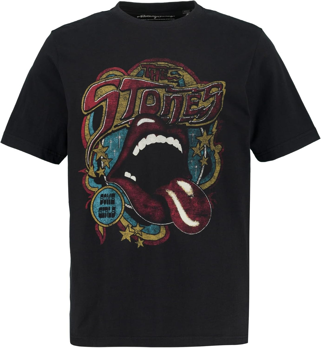 JP 1880 Herren grosse Grössen Übergrössen Menswear L-8XL T-Shirt, Bandshirt, Rolling Stones, Halbarm