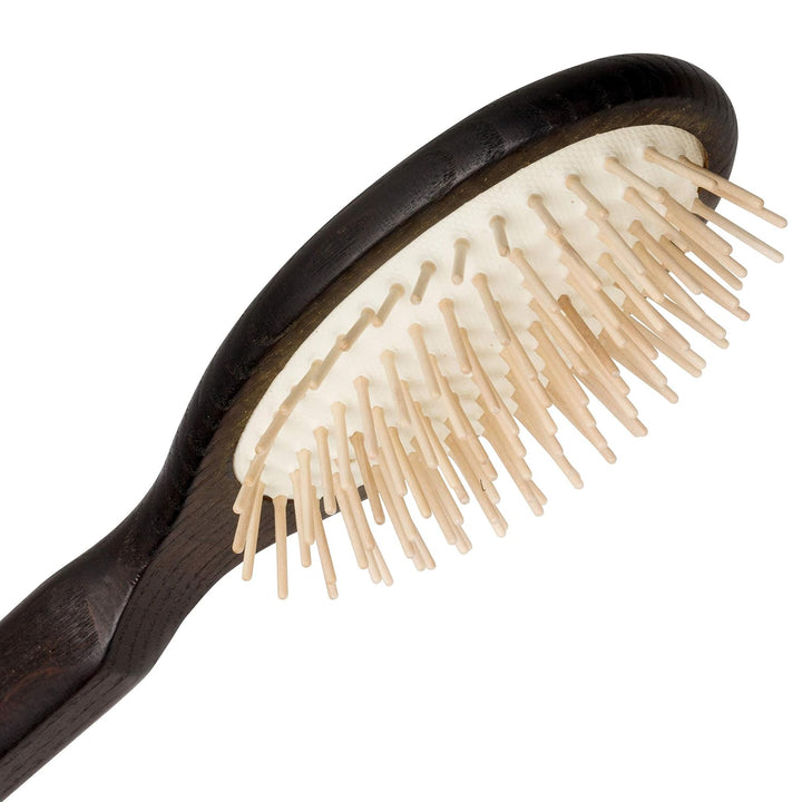 REDECKER 730009 Haarbürste, oval, Ahornstifte, Thermoholz