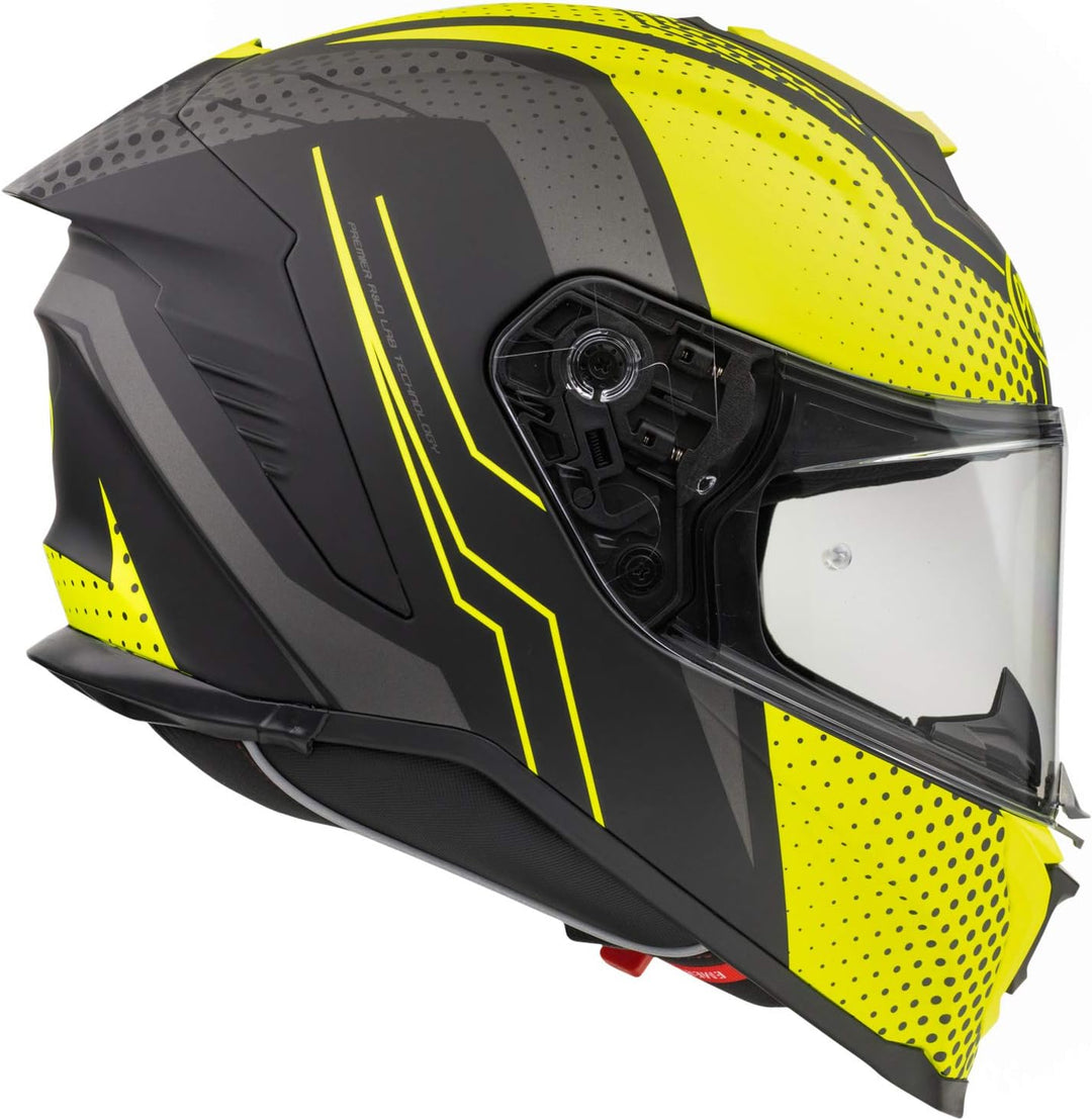 Premier Unisex Hyper Bpy9 Bm Helmet L (59/60) GRAU / GELB, L (59/60) GRAU / GELB