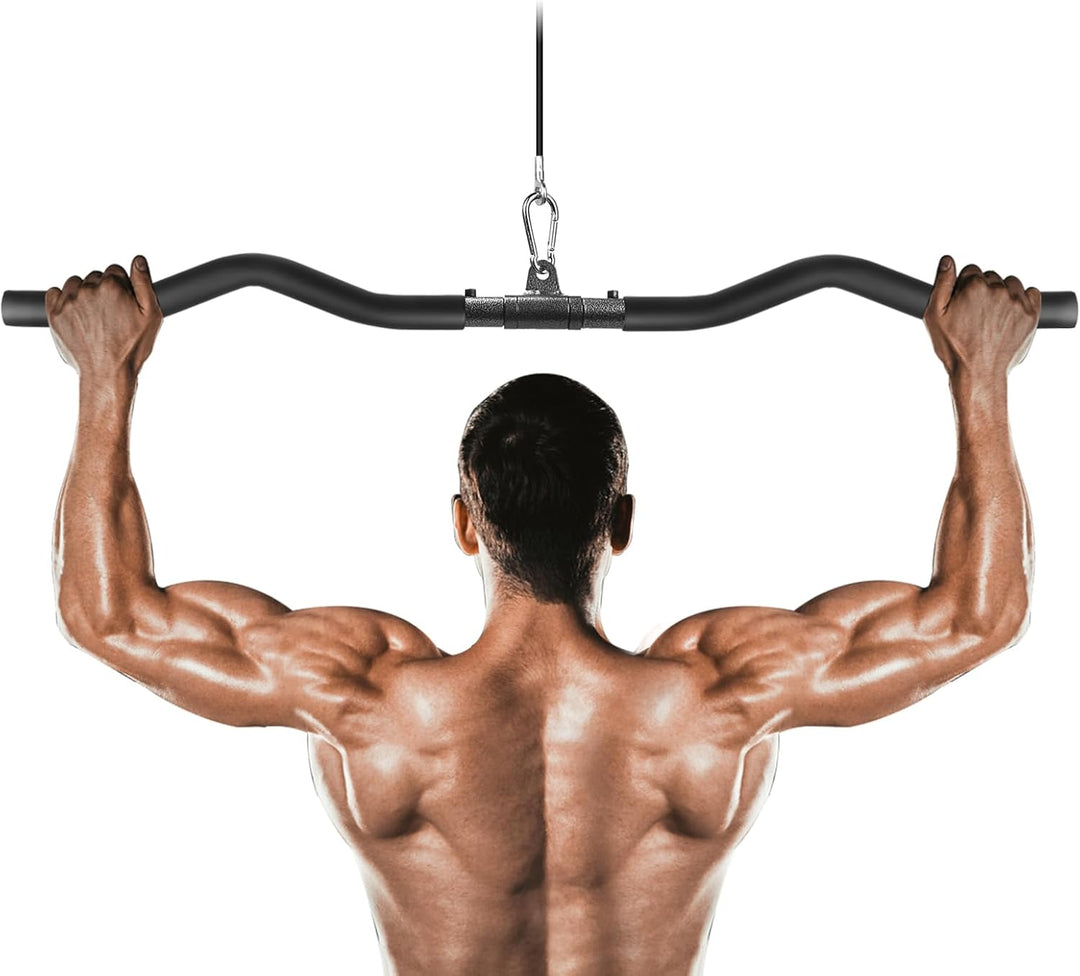 Lyndwin Latzugstange Bizeps Stange Klimmzugstangen Zugstange Muskelzugstange für Zuhause Bodybuildin