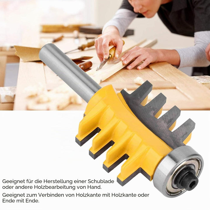 8mm Schaft Fingergelenk Fräser Bit Hartmetall Rostschutzwerkzeug zum Gravieren von Maschinen Holzfrä