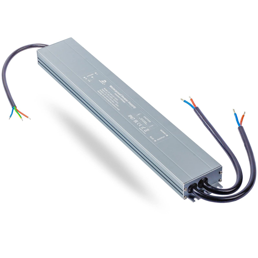 DUSKTEC LED Trafo 12V 300W Transformator IP67, Wasserdicht LED Netzteil Treiber AC 230V auf DC 12 Vo