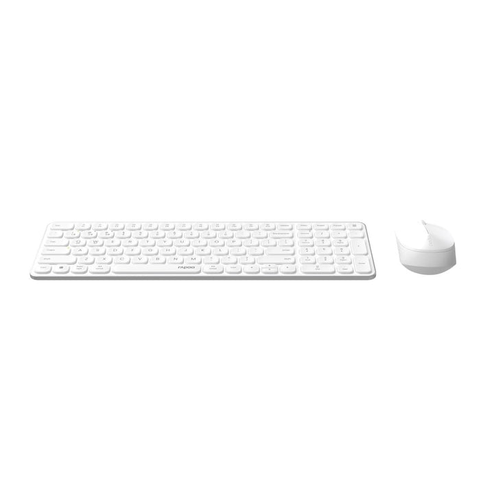 Rapoo Bluetooth Tastatur Maus Set Kabellos 9710M QWERTZ Wireless Computertastatur Mouse Schnurlos Fu