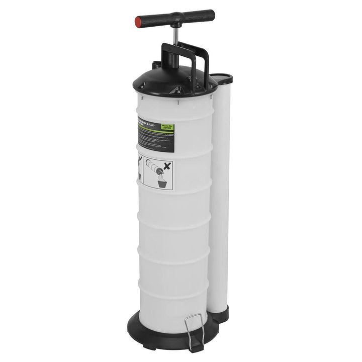 Sealey S01169 Manueller Vakuum-Öl- und Flüssigkeitsabsauger, 6,5 l