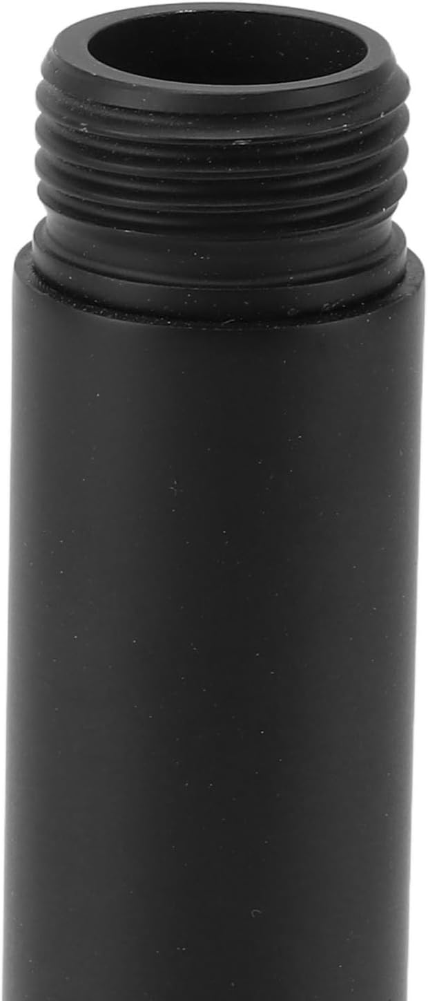 Duschrohr, Schwarze Duschkopfverlängerung, Duscharmverlängerung aus Massivem Edelstahl, Feine Oberfl