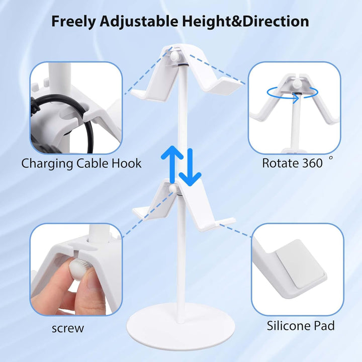 Universal Game Controller Halter, Controller Headset Kopfhörer Halterung Ständer Zubehör Tisch für X