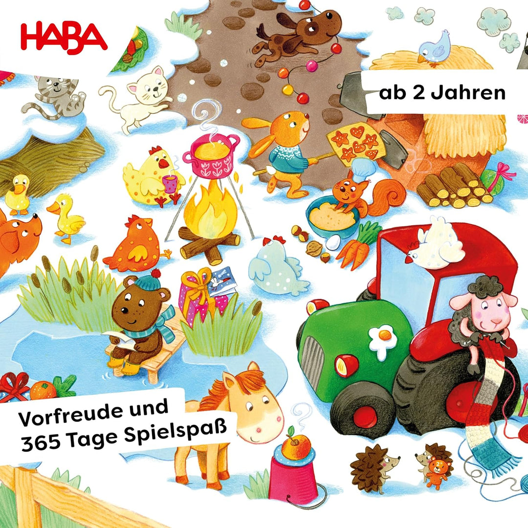 HABA 303156 Mein erster Adventskalender - Weihnachten auf dem Bauernhof