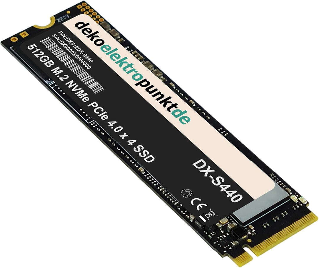 512GB M.2 NVMe Gen4 SSD Festplatte passend für GIGABYTE Z790 Gaming X AX Mainboard, Alternatives Ers