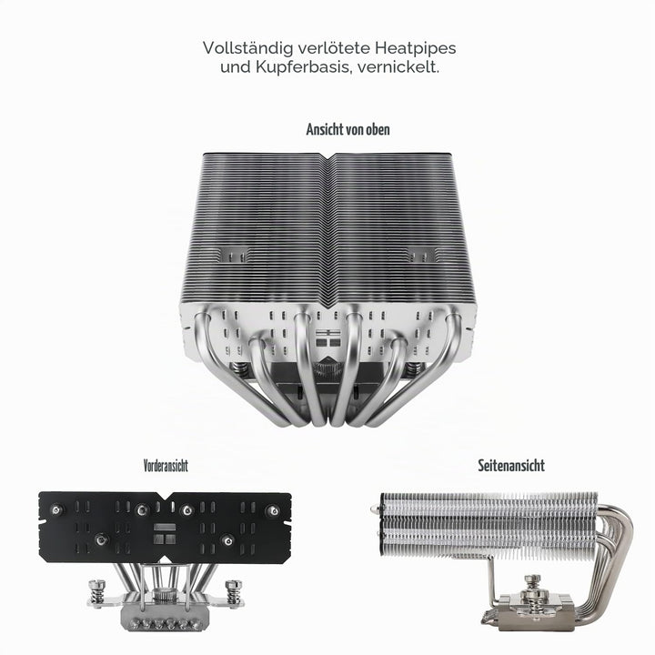 Thermalright SI-100 CPU Luftkühler, 6×6mm Heatpipes, TL-E12 PWM Quiet Fan CPU Kühler mit S-FDB V2.0
